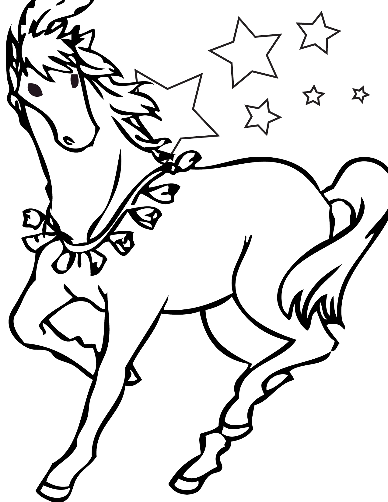 Horse Printables Coloring Pages - Printable World Holiday